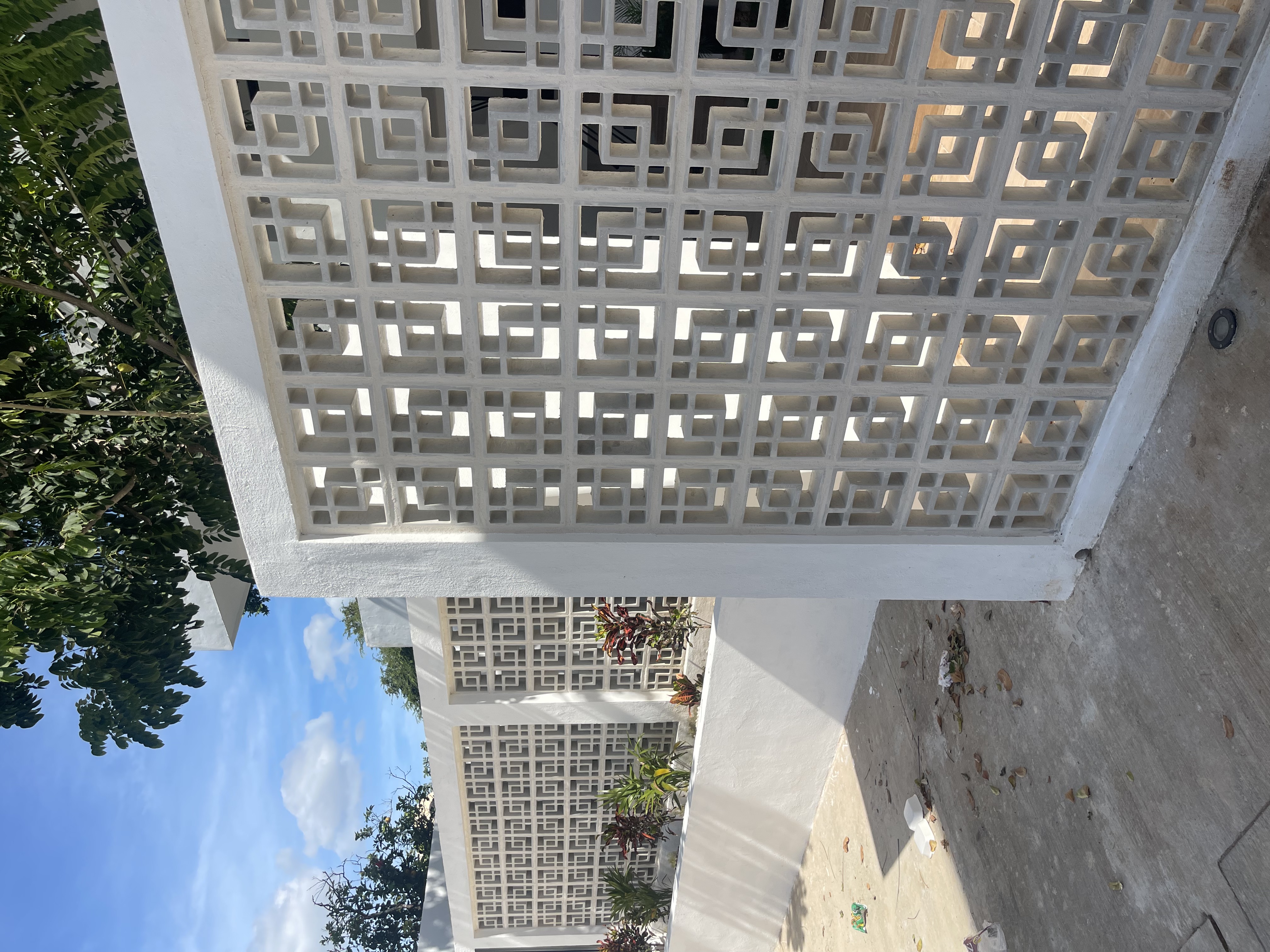 Proyecto Departamentos Xcumpich con celosía CD01 de Deco Taller de Concreto